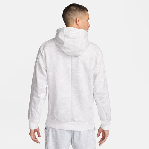 Nike Court Heritage Printed Hoodie (M) (White)