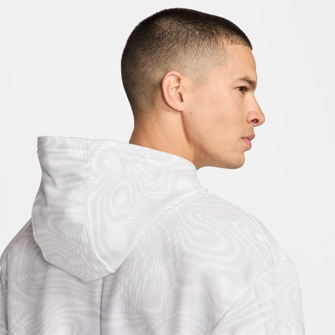 Nike Court Heritage Printed Hoodie (M) (White)