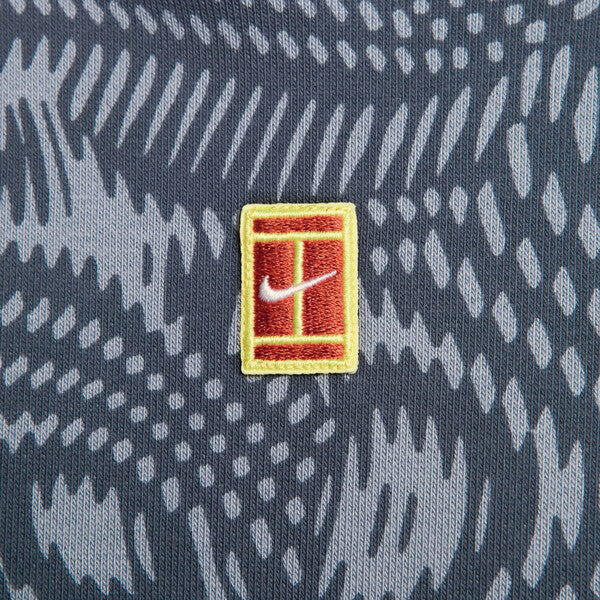 Nike Court Heritage Printed Hoodie (M) (Thunder Blue)