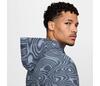 Nike Court Heritage Printed Hoodie (M) (Thunder Blue)