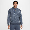 Nike Court Heritage Printed Hoodie (M) (Thunder Blue)
