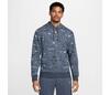 Nike Court Heritage Printed Hoodie (M) (Thunder Blue)