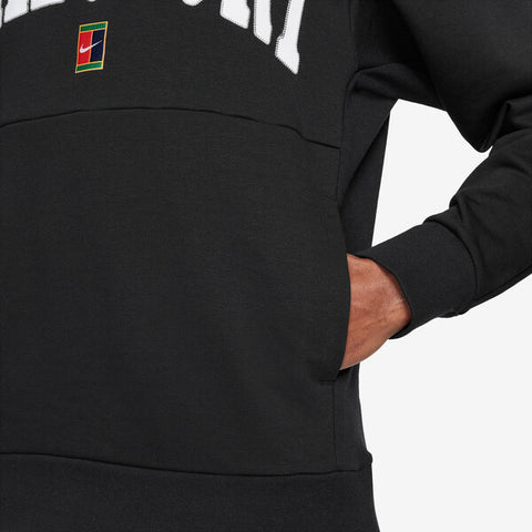 Nike Court Heritage Fleece Hoodie (M) (Black)