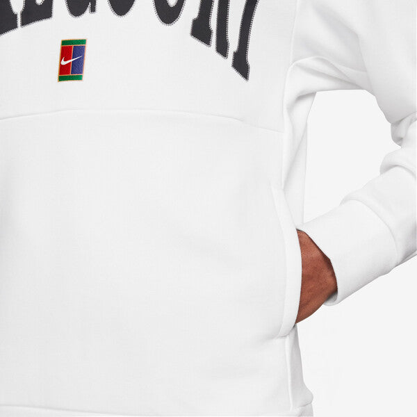 Nike Court Heritage Fleece Hoodie (M) (White)