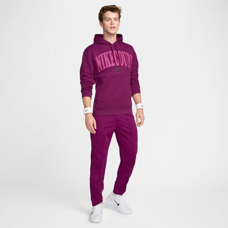 Nike Court Heritage Fleece Hoodie (M) (Sangria)