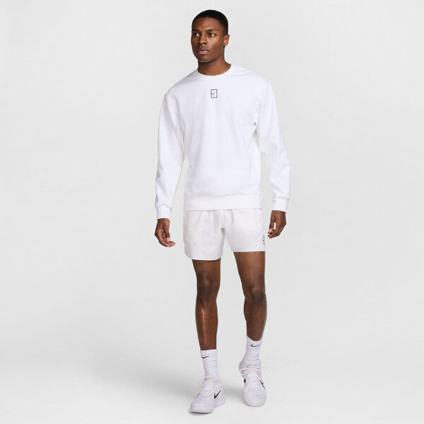 Nike Court Heritage Fleece Crew Melbourne (M) (White)
