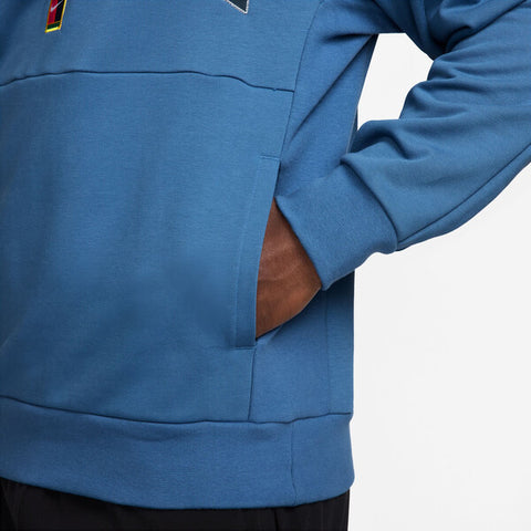 Nike Court Heritage Fleece Hoodie (M) (Star Blue)