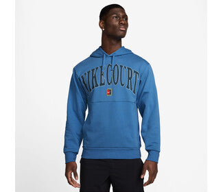 Nike Court Heritage Fleece Hoodie (M) (Star Blue)