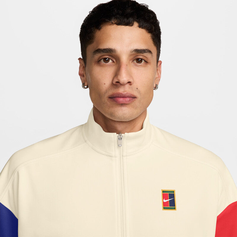 Nike Court Heritage Tracksuit Jacket (M) (Pale Ivory)