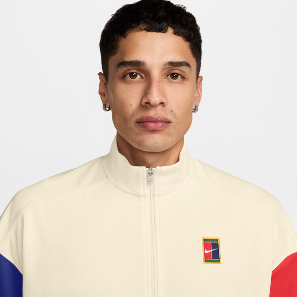 Nike Court Heritage Tracksuit Jacket (M) (Pale Ivory)