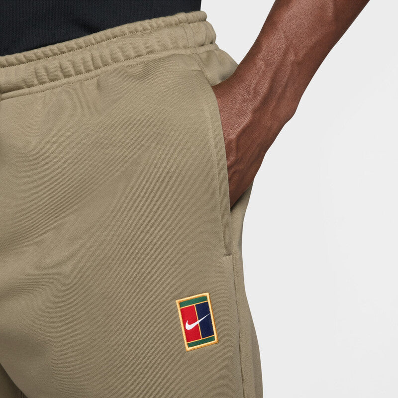 Nike Court Heritage Fleece Pant Jogger (M) (White) Nike