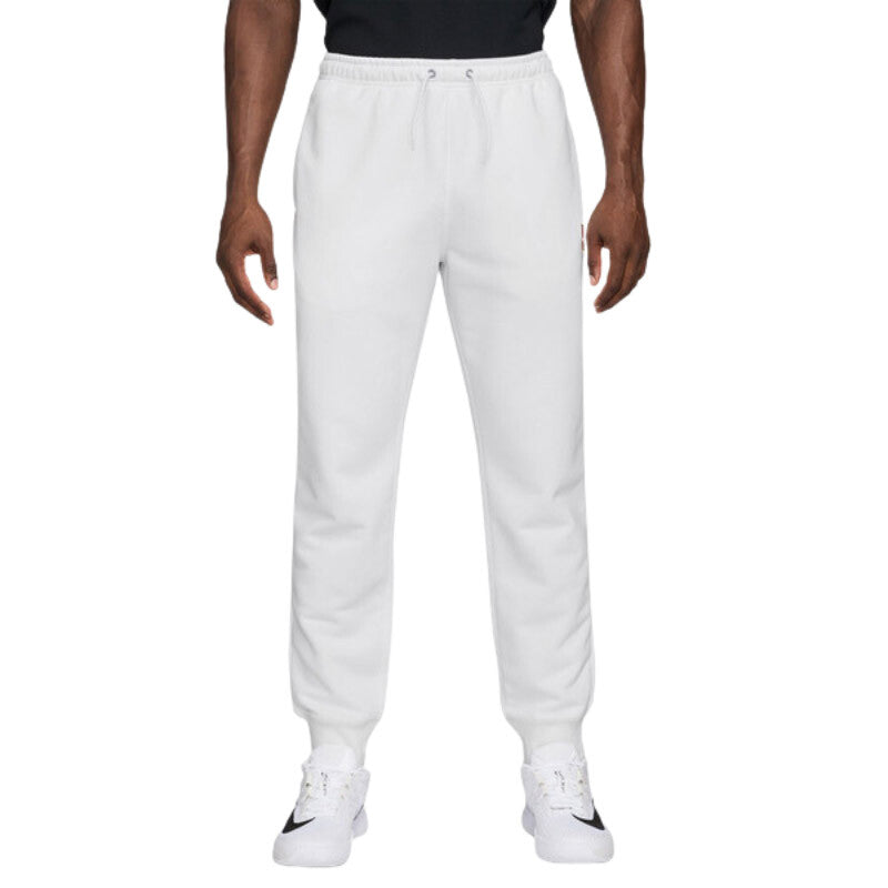Nike Court Heritage Fleece Pant Jogger (M) (White) Nike