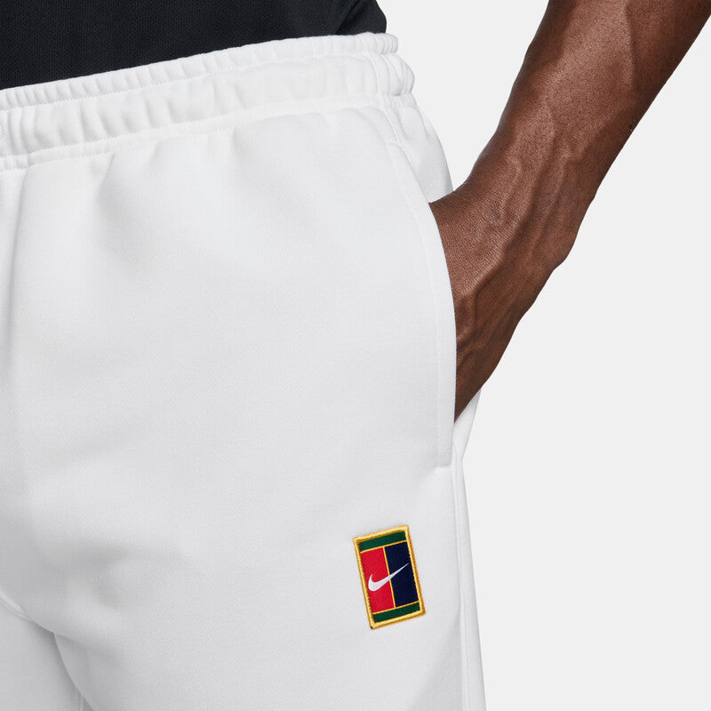 Nike Court Heritage Fleece Pant Jogger (M) (White) Nike