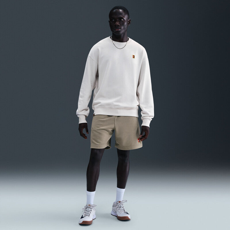 Nike Court Ft Crewneck Sweatshirt Gcel (M) (Phantom)