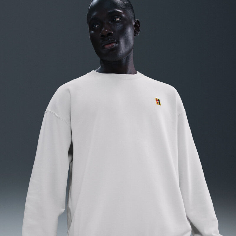 Nike Court Ft Crewneck Sweatshirt Gcel (M) (Phantom)