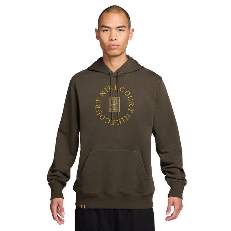 Nike Court Heritage Fleece Po Hoodie (M) (Dark Hazel) Nike