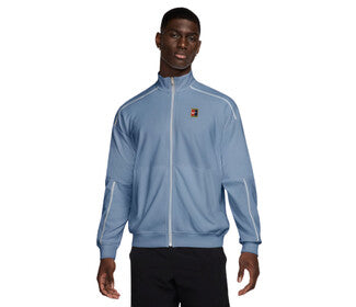 Nike Court Heritage Tracksuit Jacket (M) (Work Blue)
