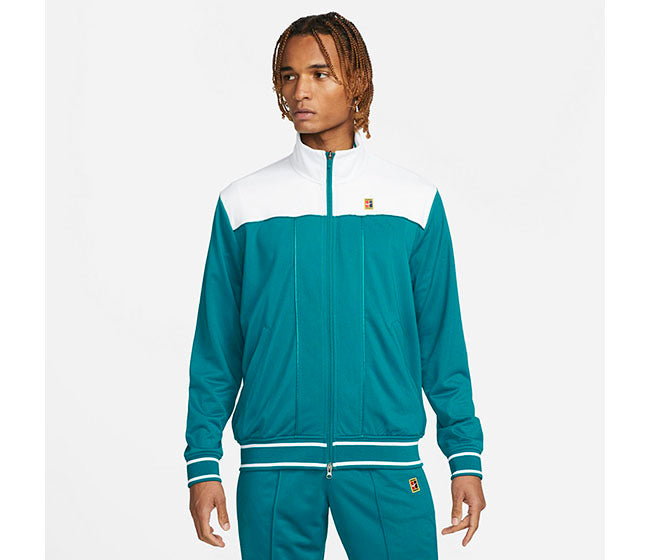 Nike Court Heritage Tennis Jacket (M) (Bright Spruce)