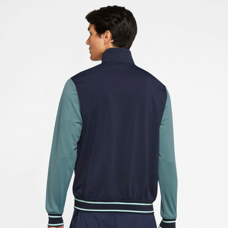 Nike Court Heritage Tennis Jacket (M) (Navy/Grey) Nike