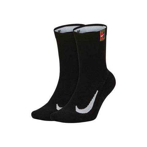 Nike Multiplier Crew Sock (2X) (Black)
