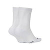 Nike Multiplier Crew Sock (2X) (White)