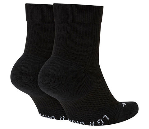 Nike Multiplier Max Ankle Sock (2X) (Black)
