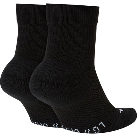 Nike Multiplier Max Ankle Sock (2X) (Black)