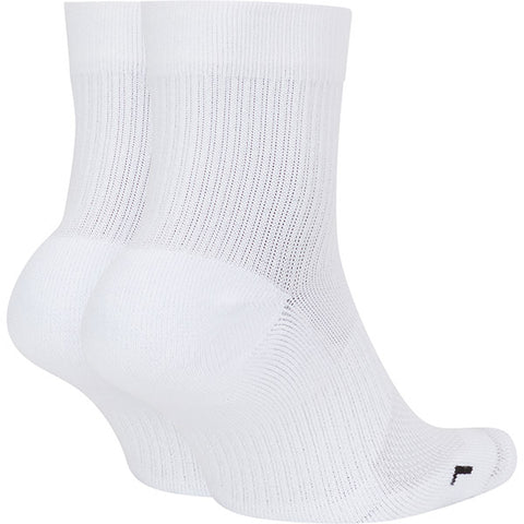 Nike Multiplier Max Ankle Sock (2X) (White)