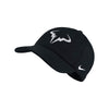 Nike Rafa Aerobill Cap (M) (Black/White)