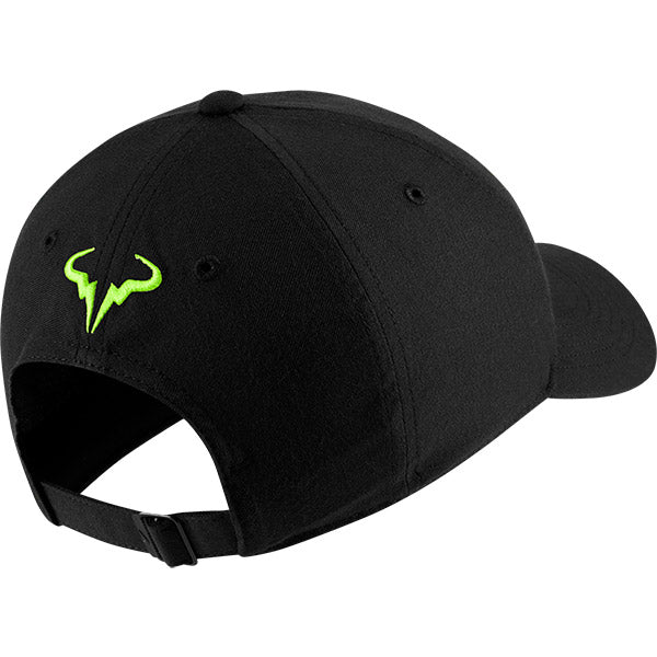 Nike Rafa Aerobill Cap (M) (Black/Lime) Nike