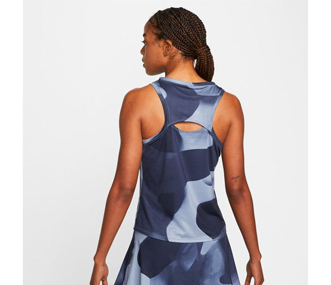 Nike Court Victory Printed Tank (W) (Ashen Slate)