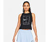 Nike Court Garden Party Tank (W) (Black)