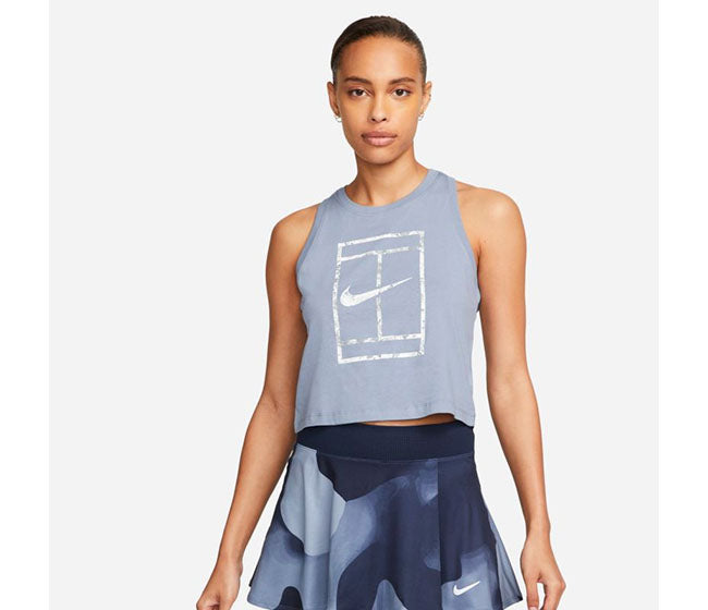 Nike Court Garden Party Tank (W) (Ashen Slate)