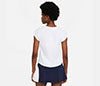 Nike Court Victory Short-Sleeve Tennis Top (W) (White)