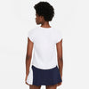 Nike Court Victory Short-Sleeve Tennis Top (W) (White)