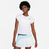 Nike Court Victory Short-Sleeve Tennis Top (W) (White) Nike