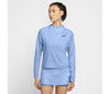 Nike Court Drifit Victory Long-Sleeve Half-Zip Top (W) (Blue) Nike