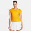Nike Court Victory Short Sleeve Top (W) (Gold)