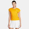 Nike Court Victory Short Sleeve Top (W) (Gold)