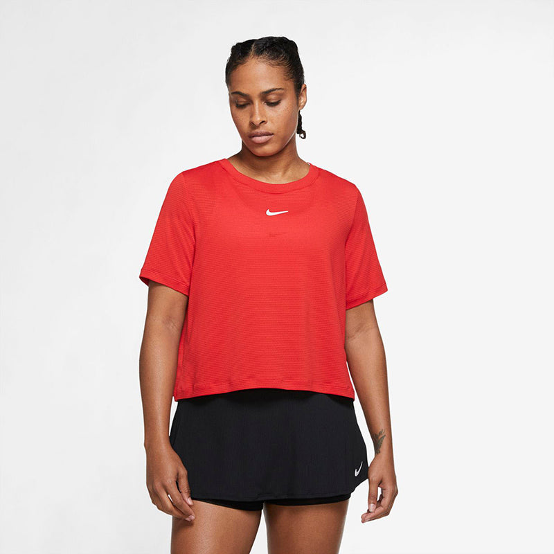 Nike Court Drifit Advantage Top (W) (Red)