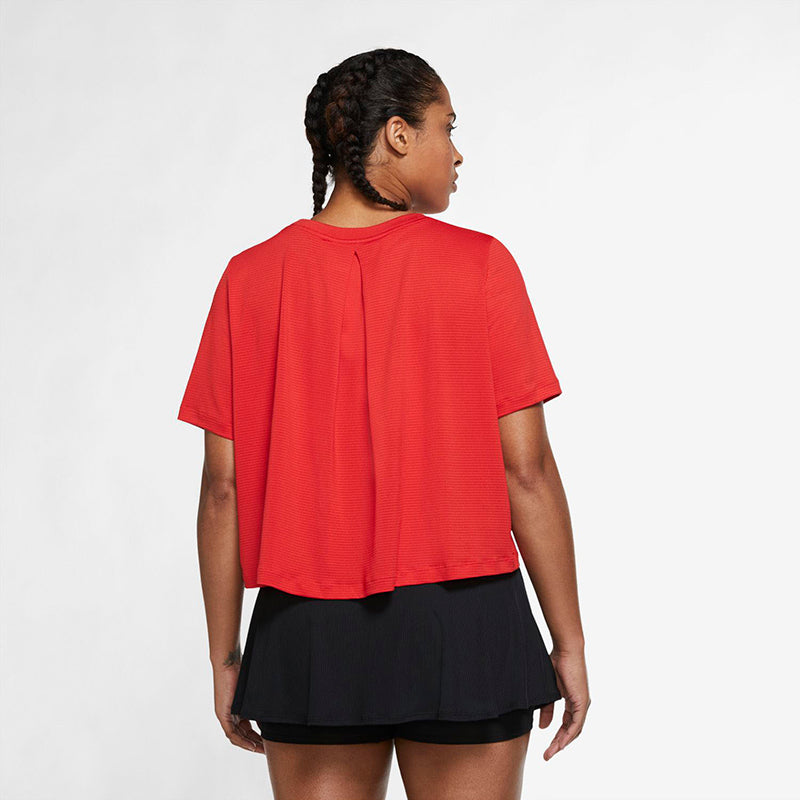 Nike Court Drifit Advantage Top (W) (Red)