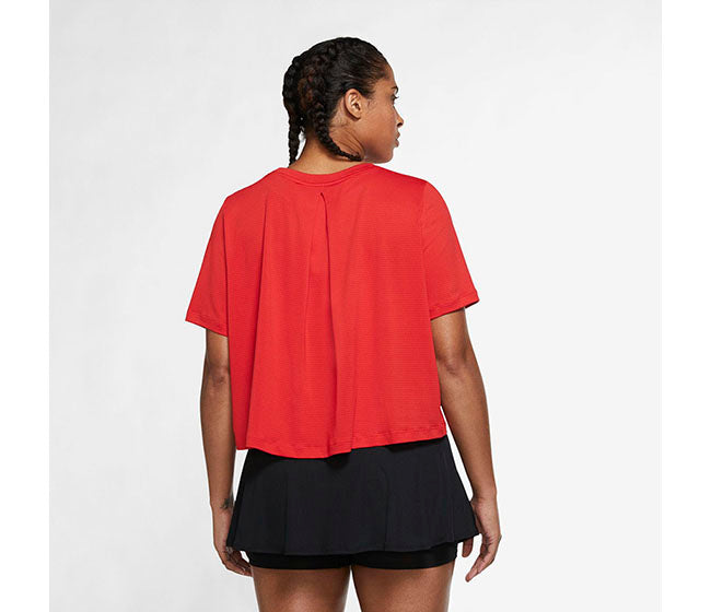 Nike Court Drifit Advantage Top (W) (Red)