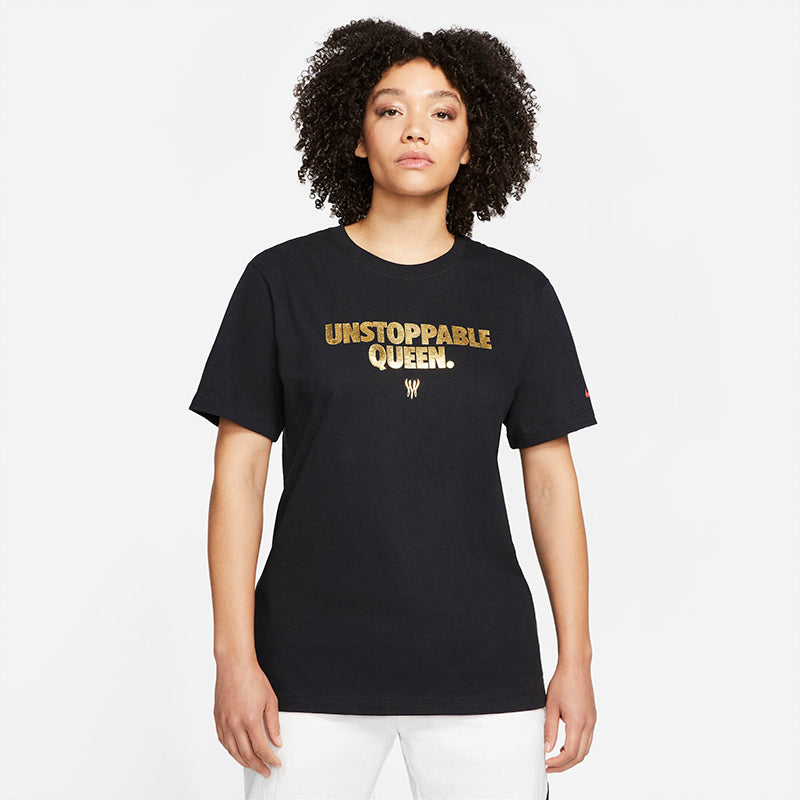 Nike Unstoppabale Queen Tee (W) (Black/Gold) Nike