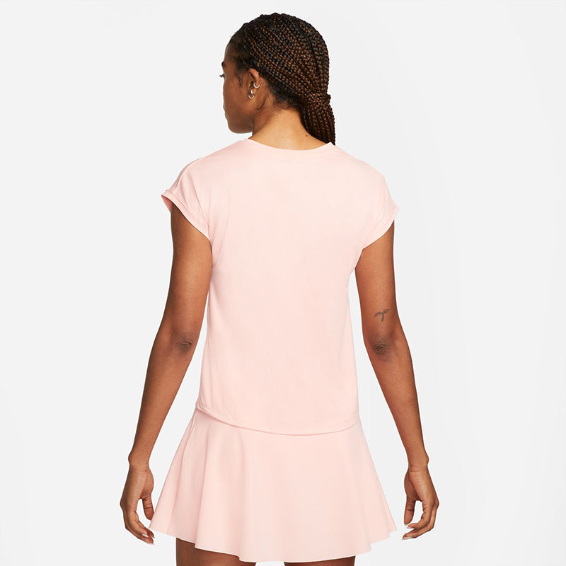Nike Court Victory Short Sleeve Top (W) (Coral) Nike