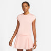 Nike Court Victory Short Sleeve Top (W) (Coral) Nike