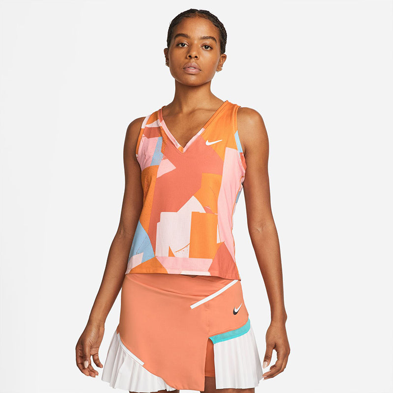 Nike Court Victory Printed Tank (W) (Orange) Nike