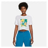 Nike Court Dri-Fit Slam Cropped Tee (W) (White)