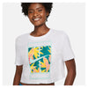 Nike Court Dri-Fit Slam Cropped Tee (W) (White)