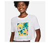 Nike Court Dri-Fit Slam Cropped Tee (W) (White)