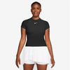 Nike Court Advantage Short Sleeve Top (W) (Black)